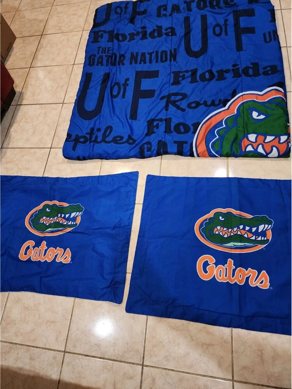 Florida Gators Blue Throw Blanket Queen 85 1/2